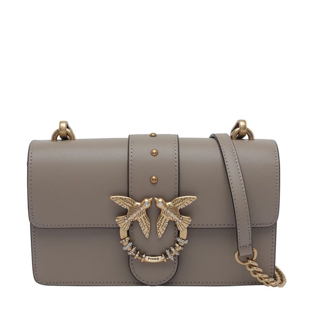 Pinko Women Mini Love One Jewel Buckle Crossbody Bag